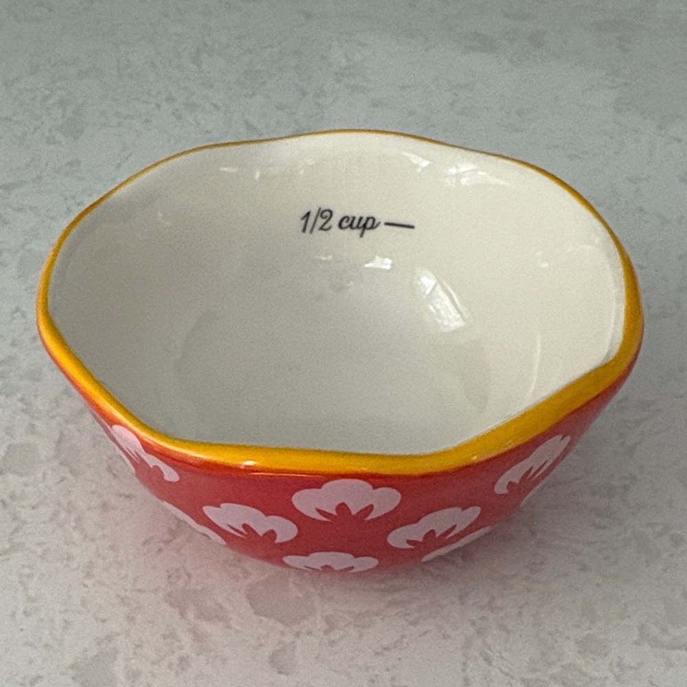 The Pioneer Woman Teal and Orange Ceramic Measuring Cup - Picture 4 of 7